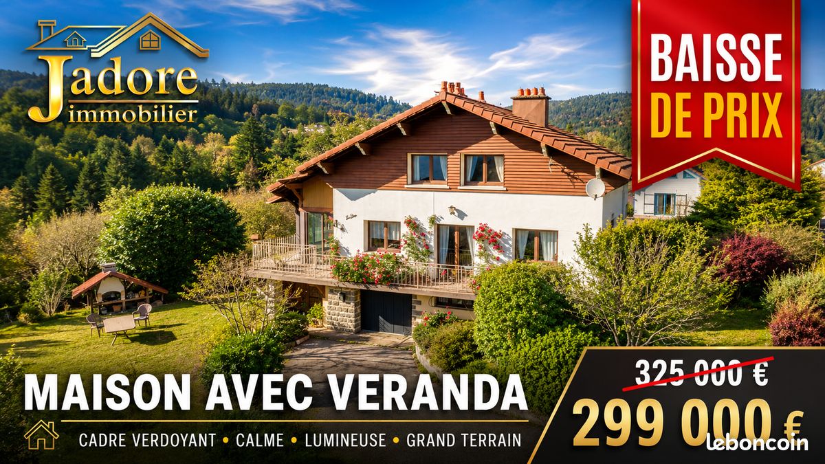 Maison 5 pièces 143 m² · à Gérardmer · 143 m² · 299 000 €