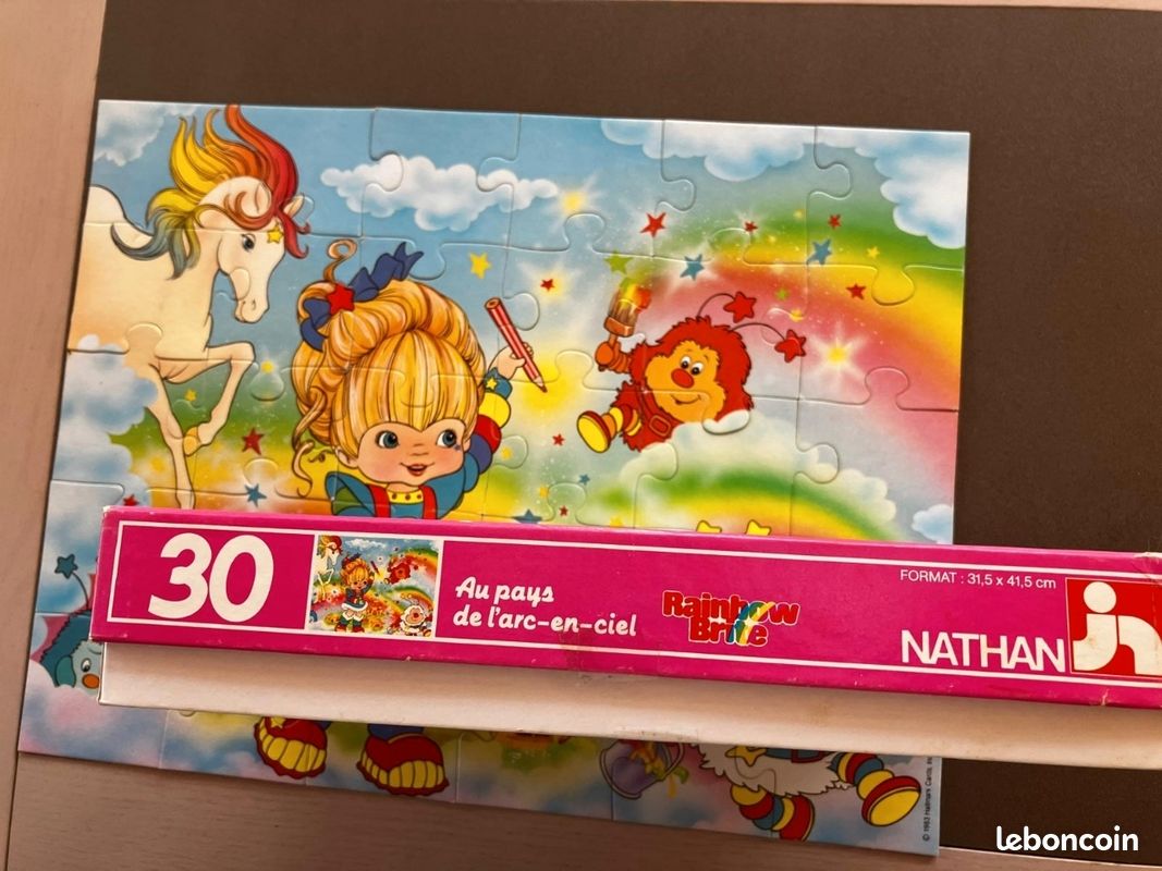 Poupée Rainbow Brite Blondine et Pti'Malin en Boite Mattel