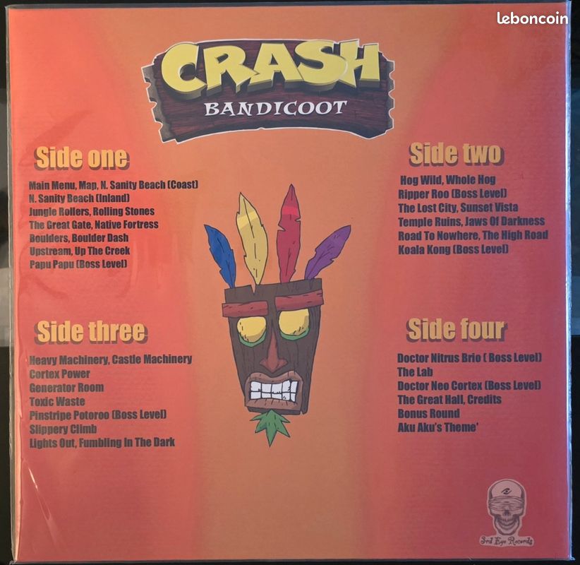 OST vinyl Crash Bandicoot (image 2)