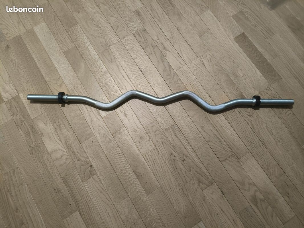 Barre EZ curl musculation (image 1)