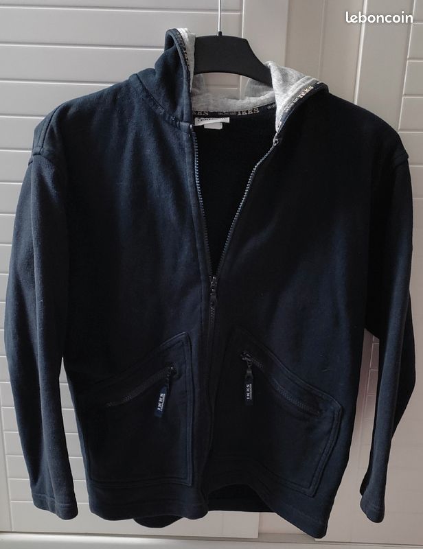 Veste sweat molletonnée IKKS (image 1)