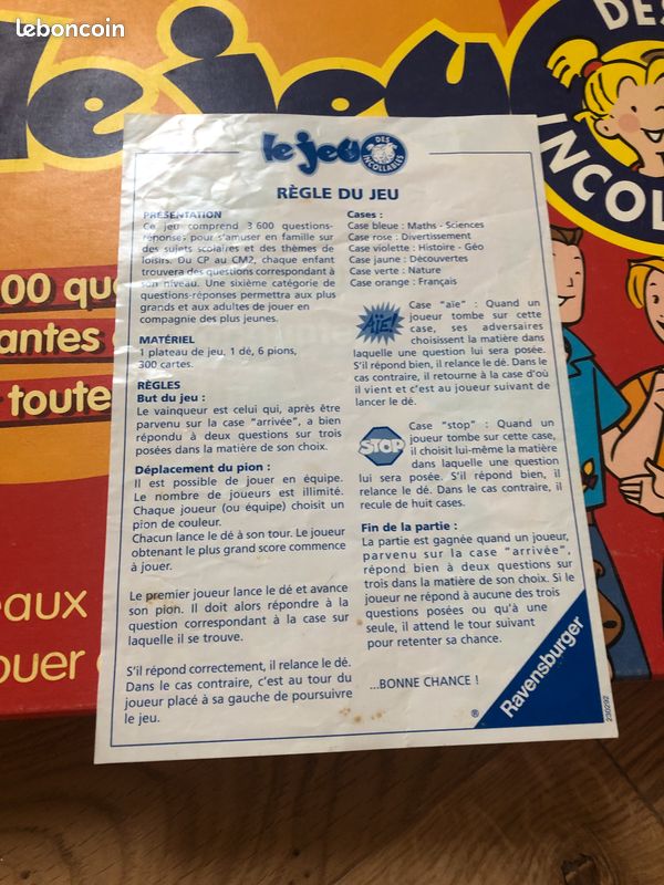 Le jeu des incollables (image 5)