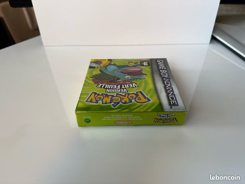 Pokemon Vert Feuille Boîte pour Game Boy Nintendo - HQ