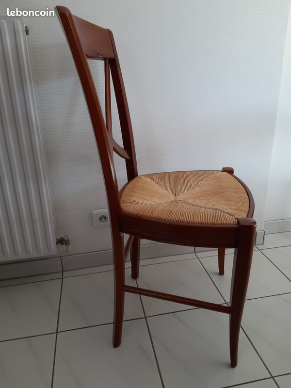 Chaise merisier massif (image 2)