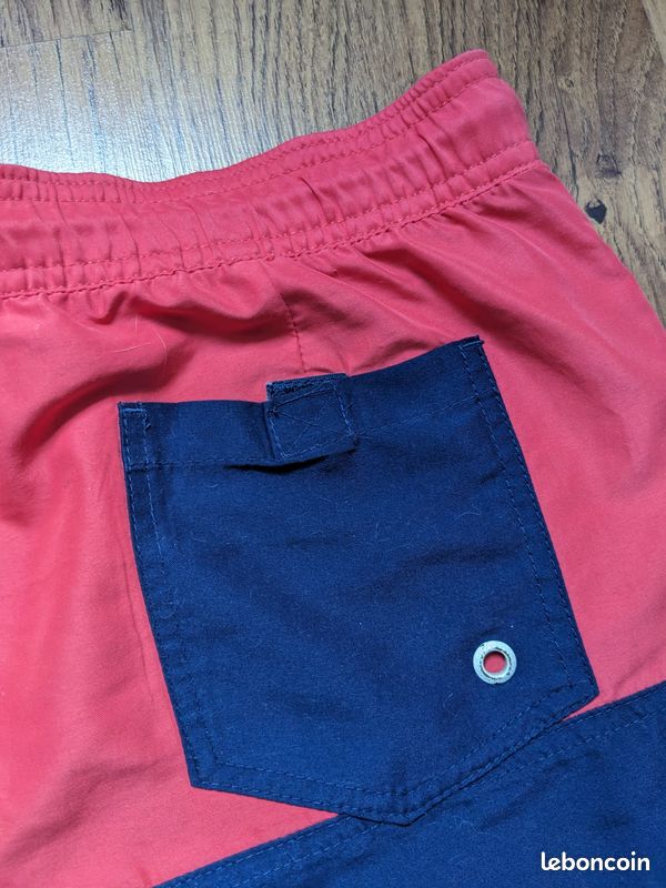 Short de bain tricolore Jules – Homme Taille M (image 3)