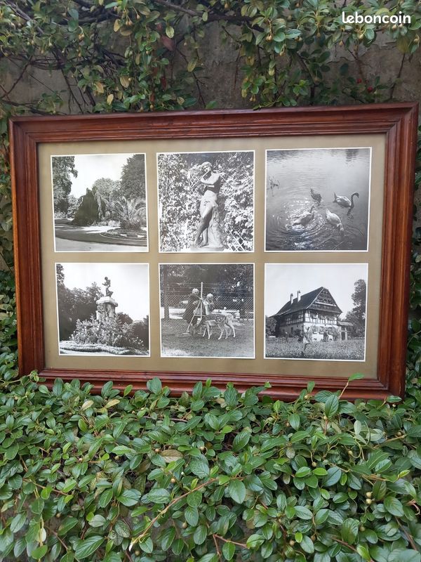 Cadre ancien collage plusieurs photos (image 1)