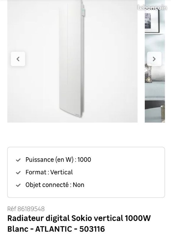 Radiateur vertical ATLANTIC (image 7)