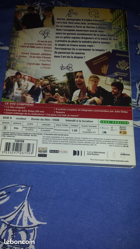 Dvd 2 days in paris (image 2)
