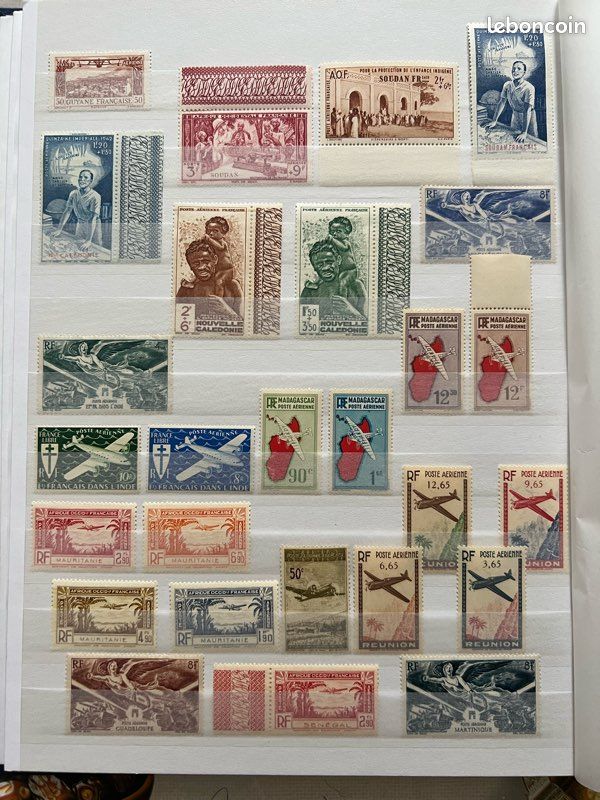 500 Timbres Divers – France Colonies Et États – Collection Philatélie – Prophila – Qualité Garantie