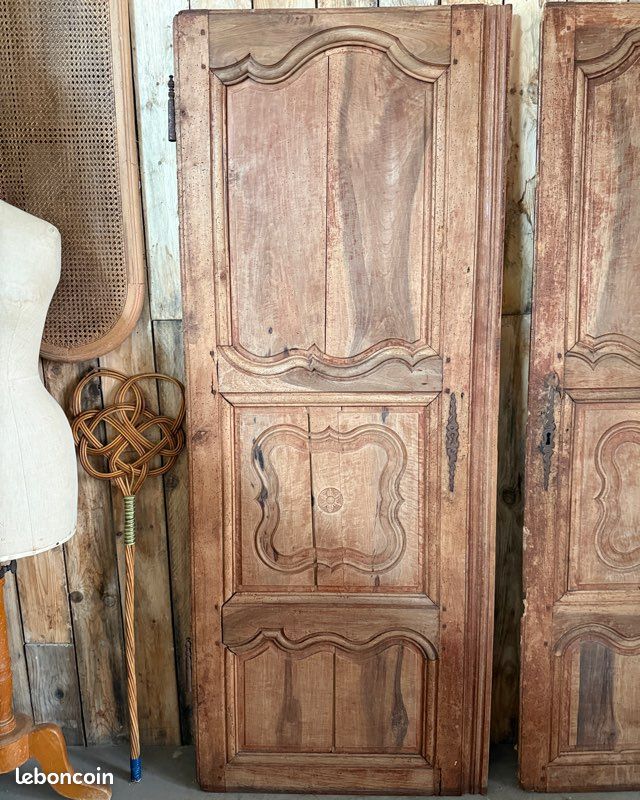 Paire de portes anciennes d’armoire (image 8)