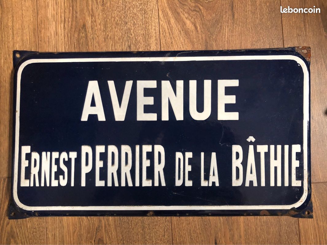 Plaque de rue émaillée (image 1)