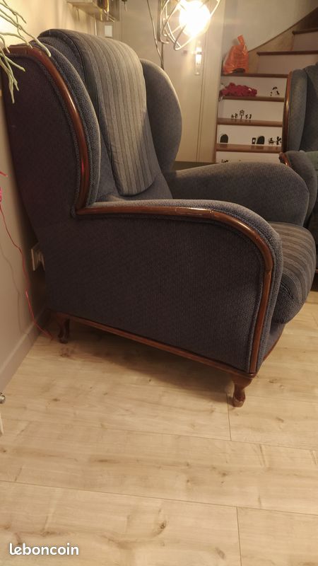 Vends canapé vintage tissu (image 5)