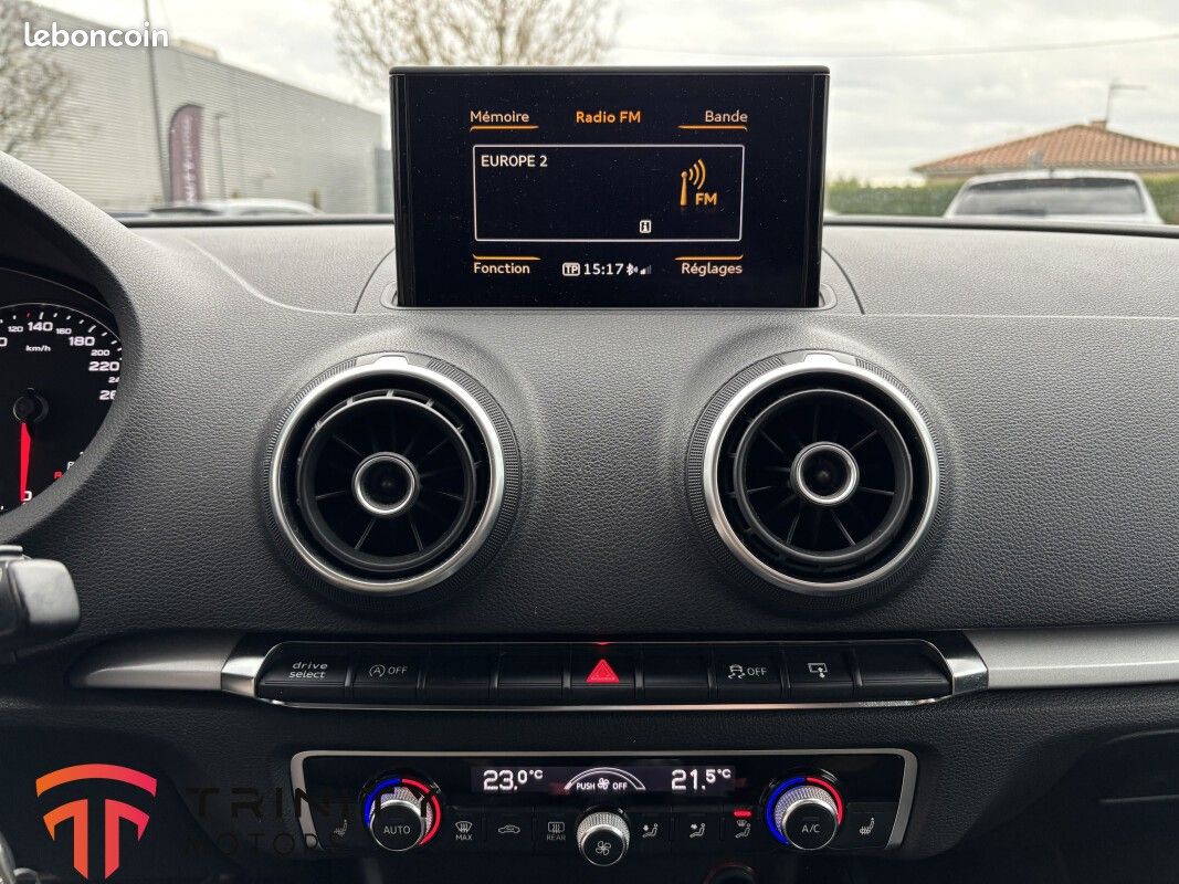 Audi A3 1.4 TFSI 122CH AMBITION + PREMIERE MAIN + FIXATION CROCHET + ENTRETIEN A JOUR + GARANTIE (image 13)