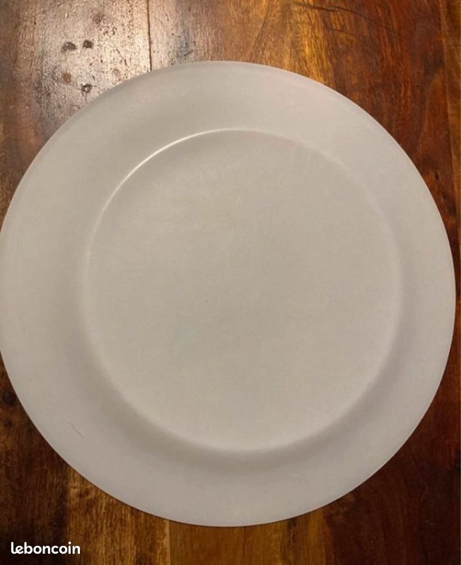 Lot 8 assiettes blanches (image 5)