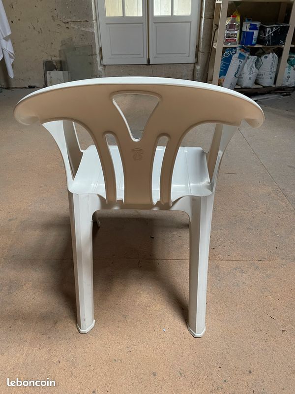 Fauteuil de jardin blanc, Capisa (image 4)