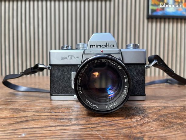 Appareil Photo Minolta SR-101 35mm Avec Objectif MC W.Rokkor - Argentique Japon