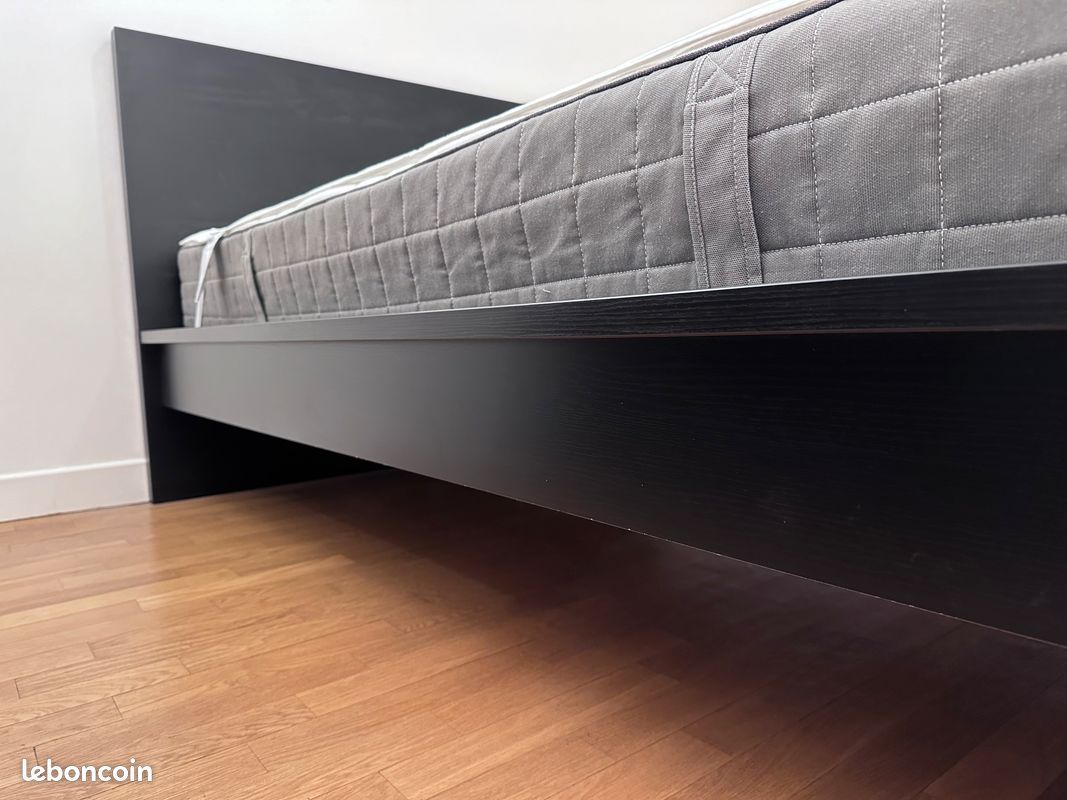 Ensemble cadre de lit MALM + matelas VESTERÖY (140x200 cm) (image 6)