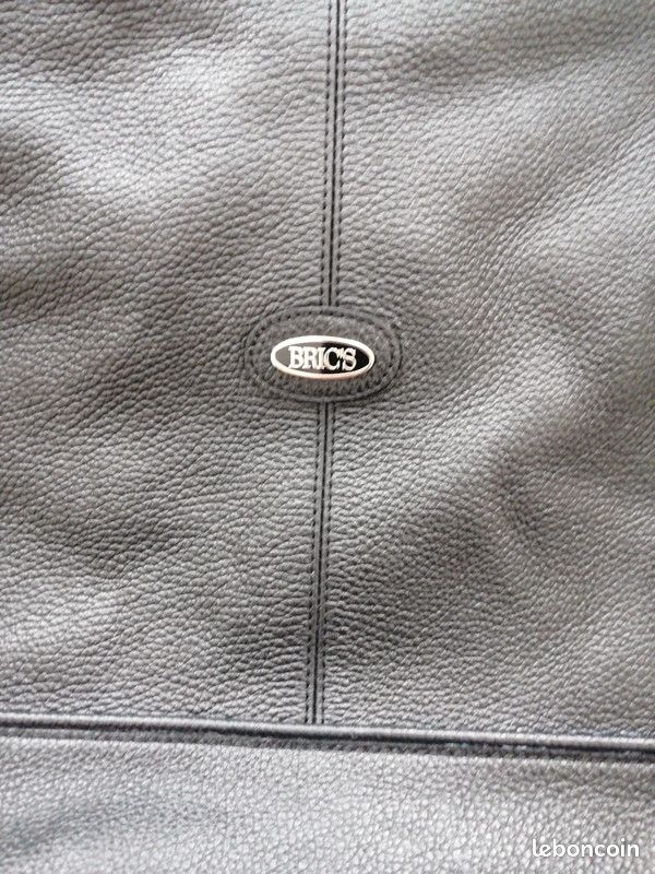 Grand sac à main cuir noir Bric's (image 3)