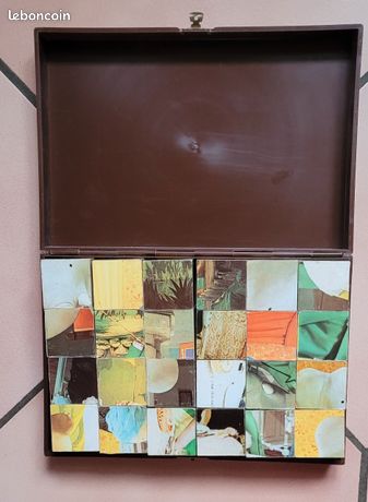 Jeu De Cubes Babar ORTF Vintage 1968 – Avec 5 Affichettes Originales