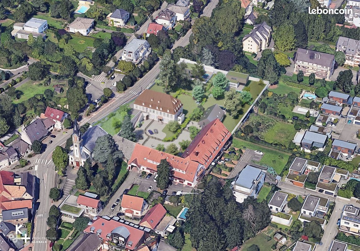Terrain à bâtir au cœur d’une propriété historique à Oberhausbergen · 650 000 €