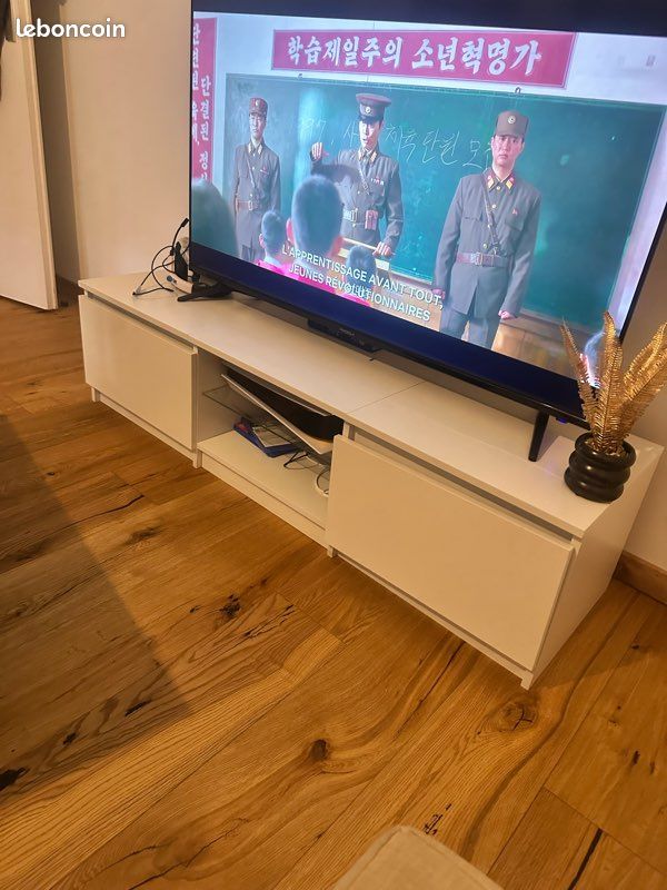 Meuble tv blanc (image 2)
