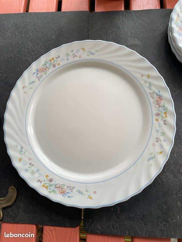 Assiette et mains tenant une fourchette à couverts et un couteau Dîner