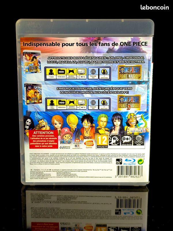 One Piece: Pirate Warriors Sur Sony PlayStation 3 (PS3) – Version PAL, FR, Bon état