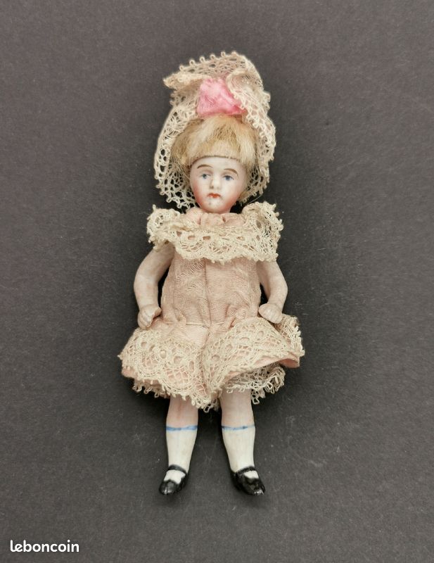 ANCIENNE POUPÉE MIGNONNETTE Tête Porcelaine UNIS France 356951975460