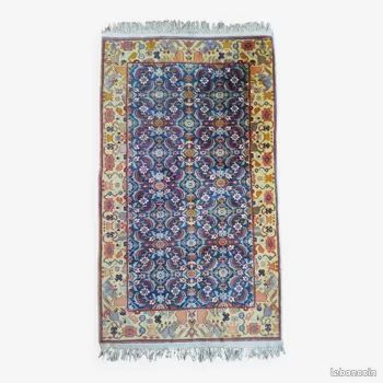 Tapis Tissé Main Style Herati Balochi 100% Laine - 4.7x2.9 Pieds, Motif Oriental Kurde (Neuf Avec étiquettes)