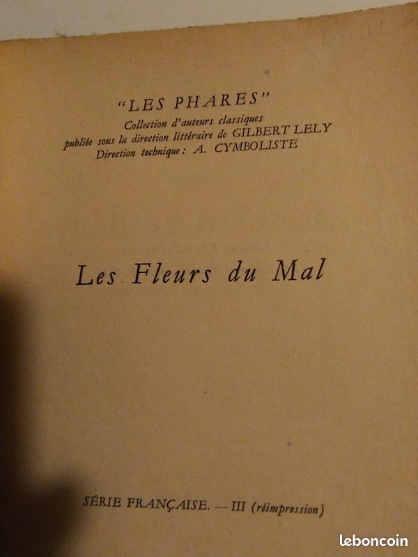 Baudelaire, Les Fleurs du Mal, 1946, Les Phares (image 2)