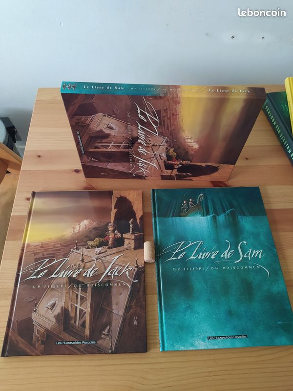 Coffret BD livre de Jack/livre de Sam complet (Filippi/bois commun) (image 1)