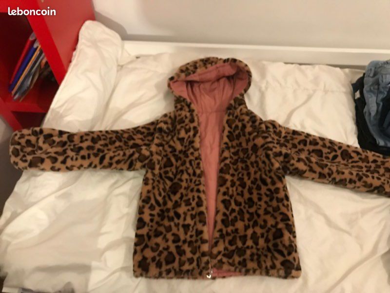 Animal Print Manteau Leopard Fille Manteau Ado Fille Kiabi Léopard