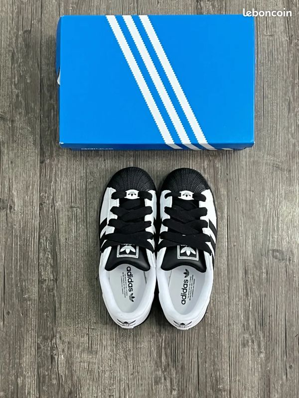 Adidas Superstar 2 Blanc Noir 36 (image 3)