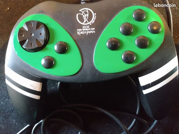 Manette PS2 Thrustmaster Turbo Avec Fonction Turbo - Compatible PS1/PS2, Occasion Bon état