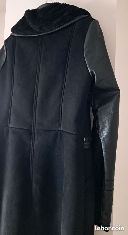 Manteau noir Patrice Bréal 40 (image 2)