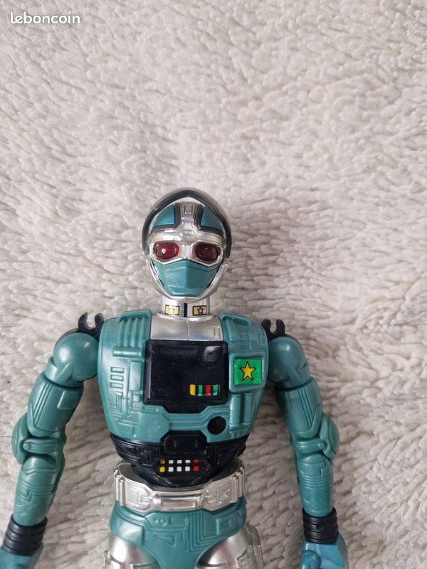 Figurine Jiban – Bandai – 1989 – 15 Cm – Métal Et Plastique – Taiwan