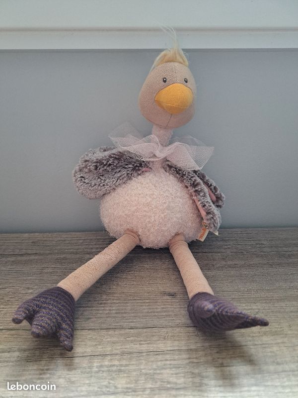 Doudou Moulin Roty Bazar L'autruche Pétunia Jeux Jouets