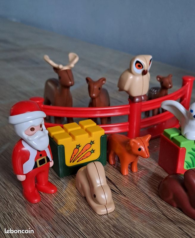 Playmobil 1.2.3 - Calendrier De L'Avent Forêt - 24 Surprises - Père Noël, Animaux - Dès 18 Mois