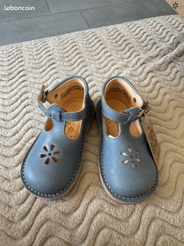 Chaussure Salome Bebe Fille Chaussure Salome Bleu Clair Bébé Fille