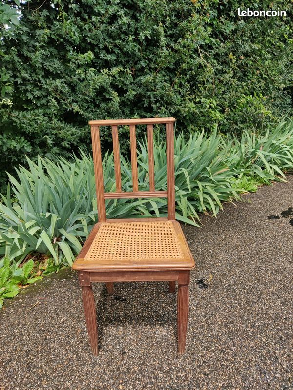 Chaises cannelées vintage (image 1)