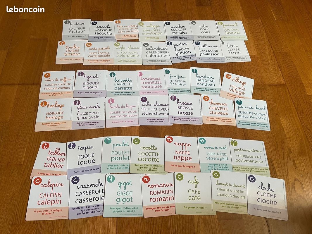 1 lot de 42 cartes-mots pour développer le vocabulaire, relatif à 3 thèmes (image 13)