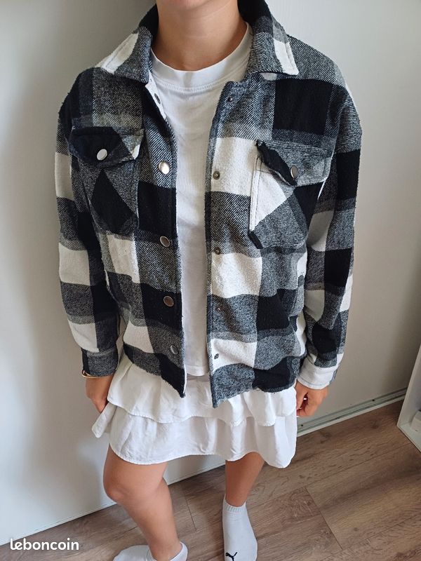 Manteau à carreaux (image 1)