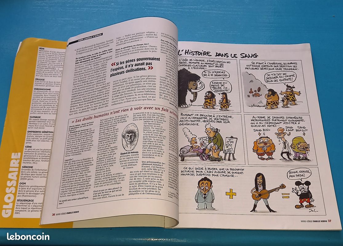 Charlie hebdo hors série 23 h : L ADN expliqué à Sarkozy - 2008 (image 3)