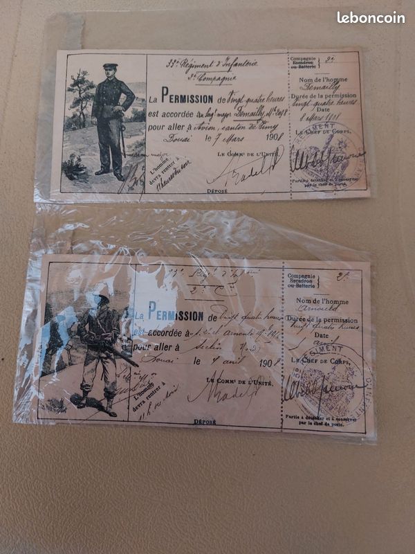 Fiscaux - FISCAUX DE FRANCE 12 PERMIS DE CHASSE années 1954 / 1969