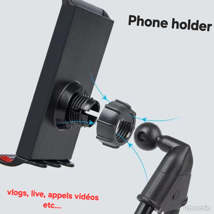 Support Téléphone Cou – Générique, Neuf, Pour Mains Libres Confortables