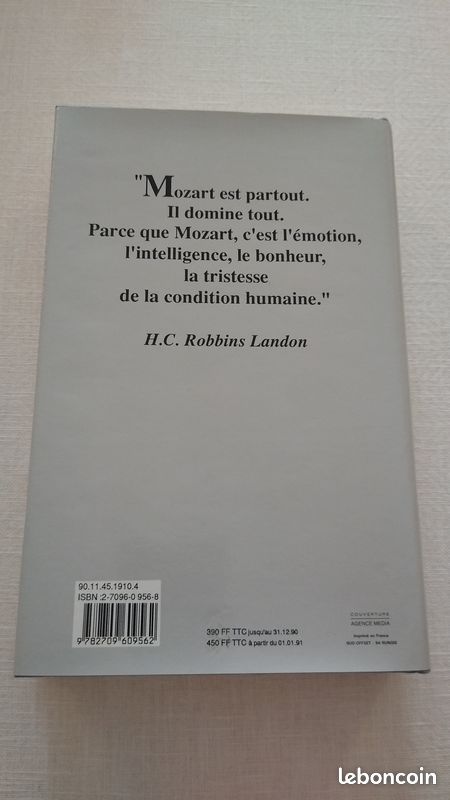 Livre "Dictionnaire Mozart" - Sous la direction de Howard Chandler Robbins Landon - Traduit par Dennis Collins - JC Lattès - 1990 (image 6)