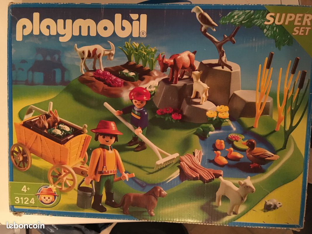 Playmobil jardinier paysan agriculteur maraicher 3124 en boite (image 1)
