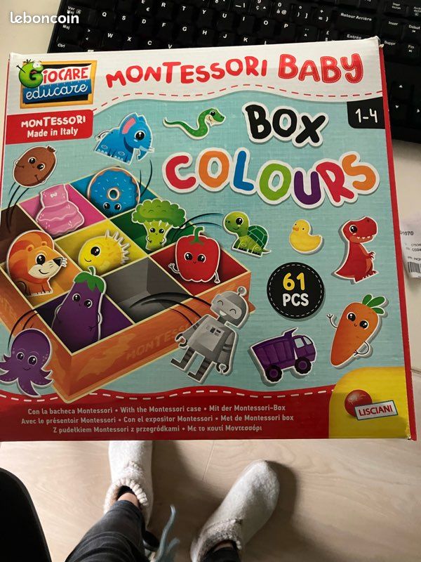 Jeu Montessory baby boîte couleurs (image 1)