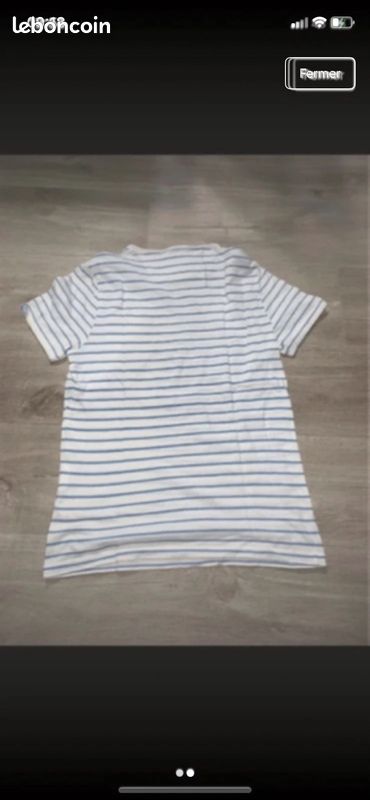 TEE shirt raye (image 2)