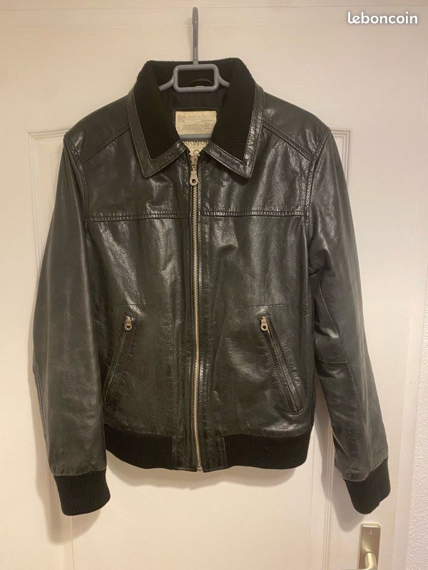 Manteau cuir homme oakwood Vêtements